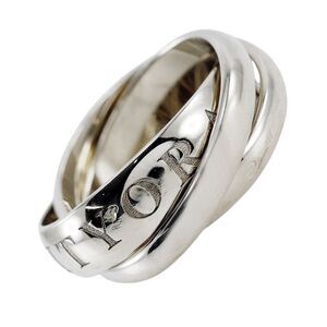 Cartier Trinity Au750 Ring Size 11